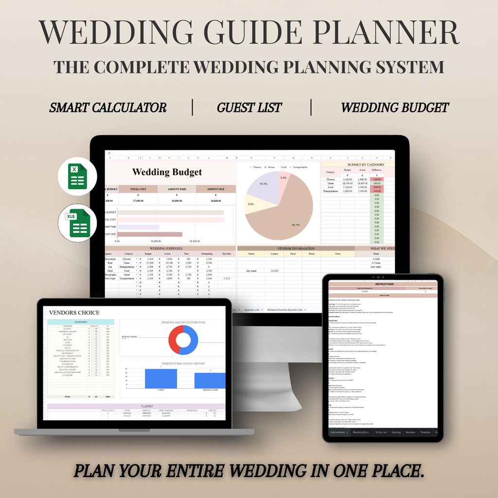 WeddingGuide – Complete Digital Wedding Planning Dashboard