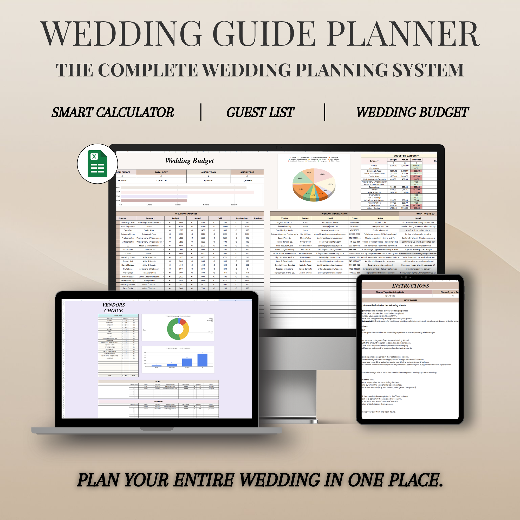 WeddingGuide – Complete Digital Wedding Planning Dashboard