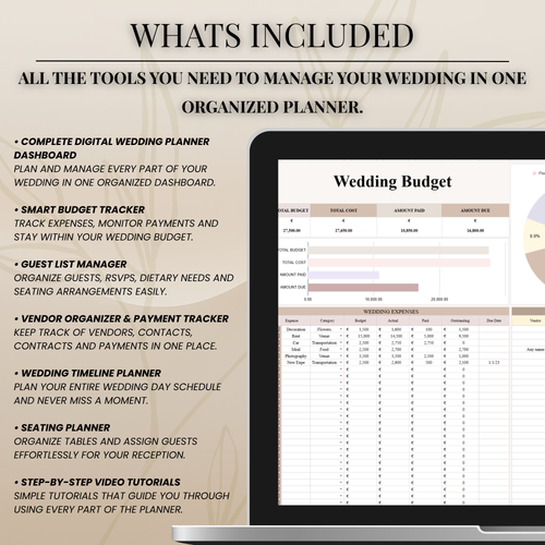 WeddingGuide – Complete Digital Wedding Planning Dashboard